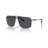 Armani Exchange miesten kulmikkaat aurinkolasit AX2050S609980 mattamusta/tummanharmaa 60 mm