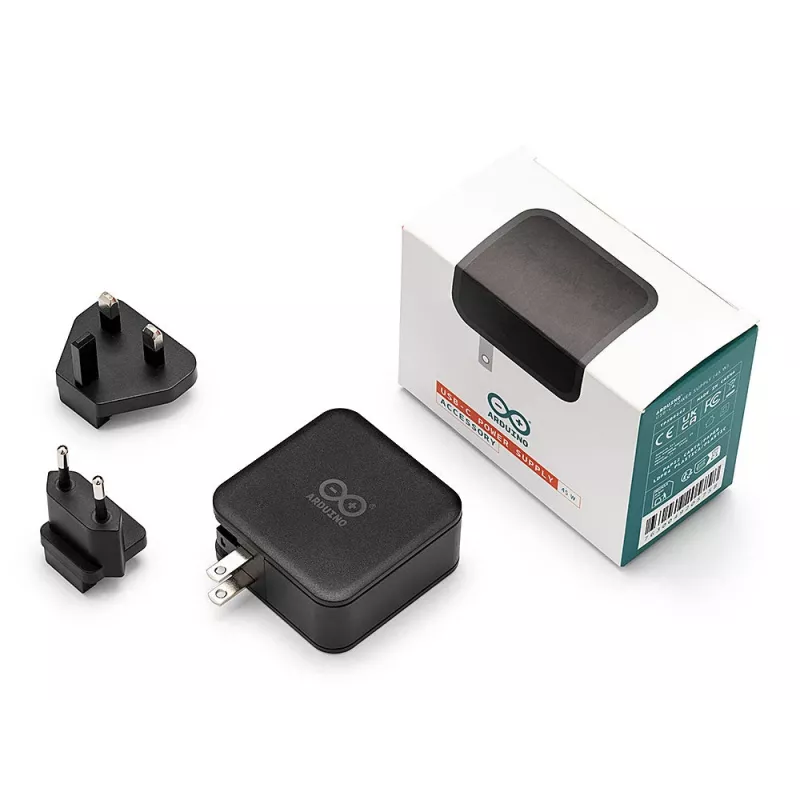 Arduino TPX00242 45W USB-C verkkolaite (9A, vaihdettavat pistokkeet)