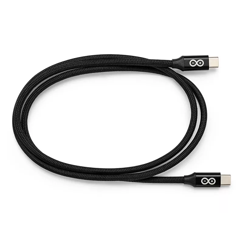 Arduino USB-C kaapeli USB 3.2 Gen1 USB-C uros – USB-C uros 1 m musta TPX00243