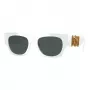 Versace VE4479U31487 naisten cat-eye-aurinkolasit, musta kehys, harmaat linssit, 52 mm