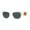 Versace VE4479U31487 naisten cat-eye-aurinkolasit, musta kehys, harmaat linssit, 52 mm