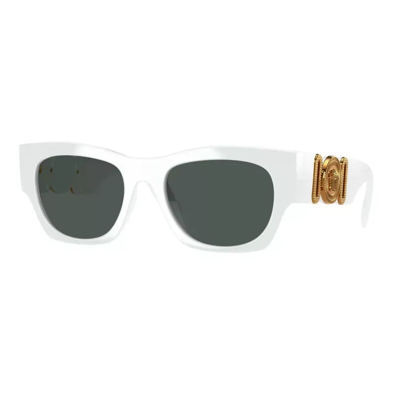 Versace VE4479U31487 naisten cat-eye-aurinkolasit, musta kehys, harmaat linssit, 52 mm