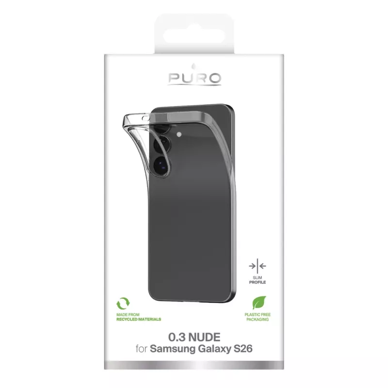 SBS Mobile läpinäkyvä TPU-takakansi Samsung Galaxy S26 -puhelimeen PUSGS2603NUDETR