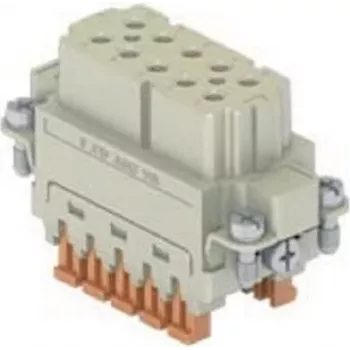 ILME CSAHF10 liitinpistoke 10P+PE hopea SQUICH 16A 250V koko 49.16