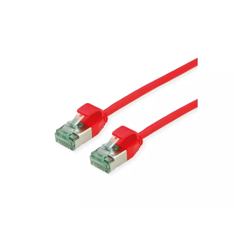 ROLINE RM U/FTP verkkokaapeli Cat.6A Class EA Slim punainen 2 m 21.45.3315