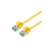 ROLINE RM U/FTP verkkokaapeli Cat.6A Class EA Slim keltainen 0,5 m 21.45.3322