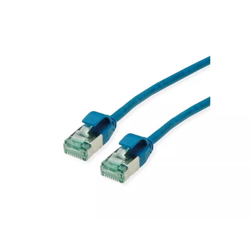 ROLINE RM U/FTP verkkokaapeli Cat.6A/Class EA SLIM sininen 0,5 m - FTP 21.45.3342