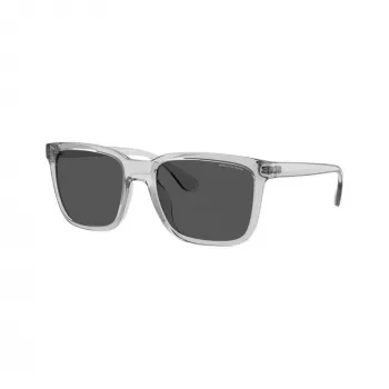 Armani Exchange miesten suorakaiteen muotoiset aurinkolasit AX4112SU82398 musta/harmaa 55-19-145