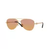 Versace VE2283-1002EL miesten aurinkolasit, musta kehys, harmaat linssit, 61 mm