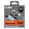 SBS D3O -kameraobjektiivin suojus iPhone 18 Pro Max -puhelimeen – iskunkestävä ja naarmuuntumaton, läpinäkyvä