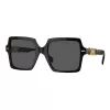Versace VE4441 GB1-87 naisten aurinkolasit, kulmikas, musta/harmaa, 55mm