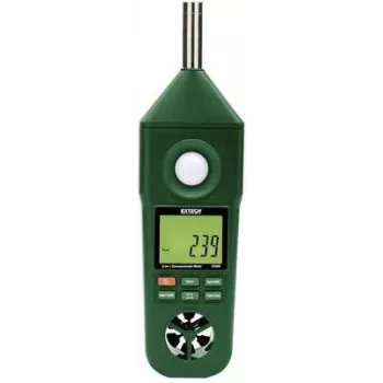 Extech EN300 5-in-1 ympäristömittari: anemometri, hygrometri, luksimittari, lämpömittari, äänitasomittari
