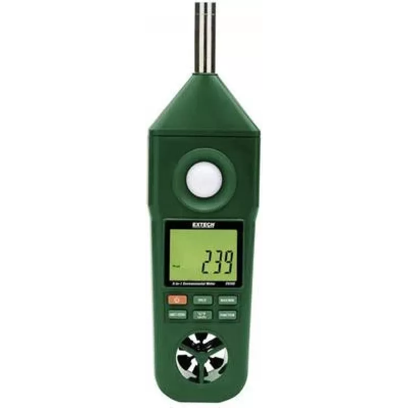 Extech EN300 5-in-1 ympäristömittari: anemometri, hygrometri, luksimittari, lämpömittari, äänitasomittari
