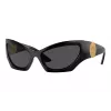 Versace VE4450-GB1-87 miesten aurinkolasit, musta kehys, harmaat linssit, 60/16/125 mm