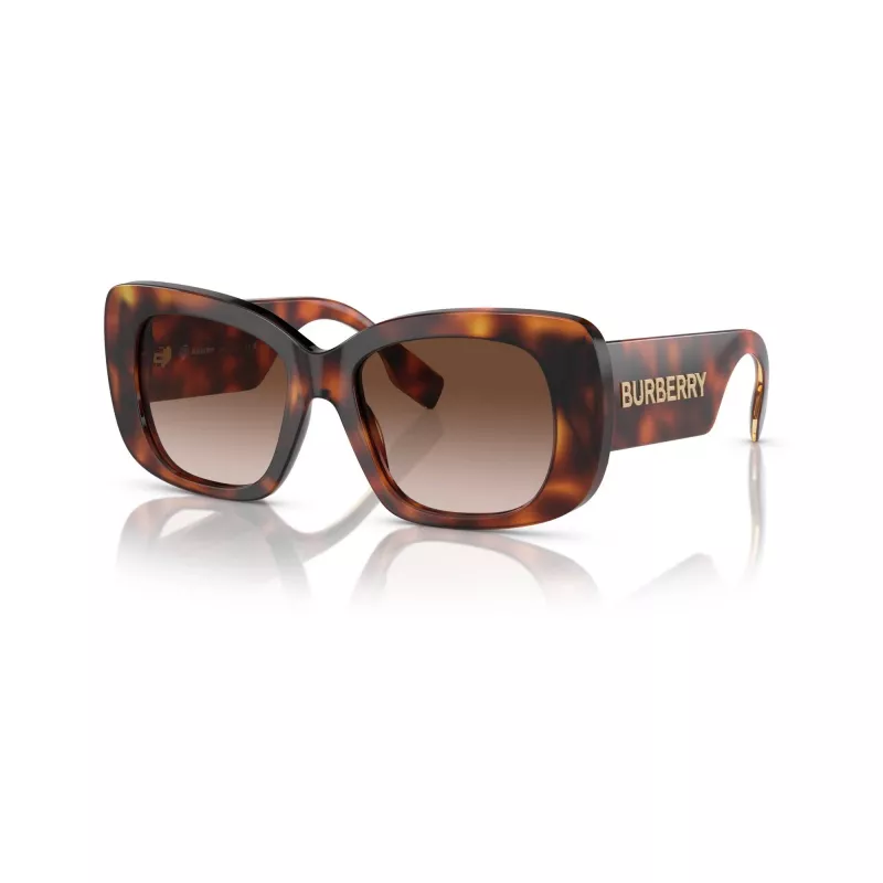 Burberry BE4410-331613 naisten cat-eye-aurinkolasit, havanna/ruskea gradient, 52/18/140 mm