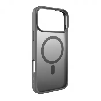 PURO takakotelo Apple iPhone 17 Pro Max -puhelimelle, harmaa TPU, MagSafe-yhteensopiva