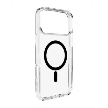 Puro suojakotelo Apple iPhone 17 Pro Max, läpinäkyvä musta, MagSafe