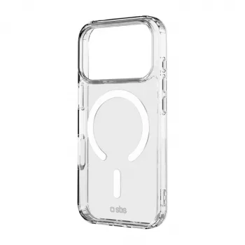 SBS Light Mag kotelo iPhone 18 Pro Max / 17 Pro Max, MagSafe-yhteensopiva, läpinäkyvä