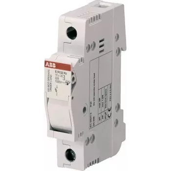 ABB STOTZ-KONTAKT E91/32PV varokelasturistuskatkaisin, 2-napainen, 32 A, 1000 V DC, gPV sylinterimäinen 10x38 mm, DIN-kisko 2CSM204713R1801