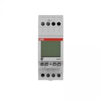 ABB DWA1 Bluetooth digitaalinen astronominen ajastin, 1 kanava, DIN-kisko, 230 V AC, 16 A 2CSM222511R1000