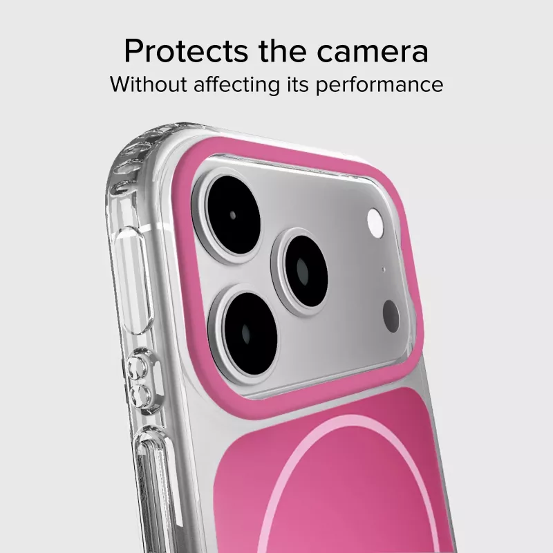 SBS Block kotelo iPhone 18 Pro Max, MagSafe-yhteensopiva, pinkki