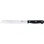 DUE CIGNI 2C 761/20 sahalaitainen leipäveitsi 26 cm X50CrMoV15 teräs musta POM-kahva