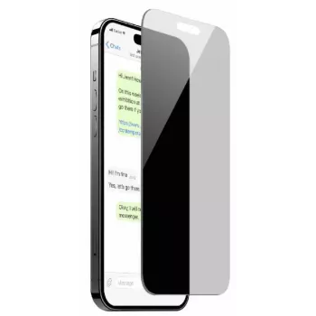 SBS Mobile Privacy panssarilasi näytönsuojakalvo iPhone 15 ja iPhone 16 sivusuojalla PUSDGPRIPHONE1661