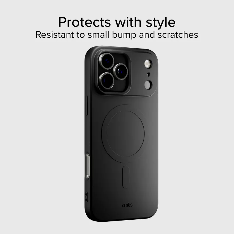 SBS Instinct kotelo Apple iPhone 17 Pro Max musta MagSafe-yhteensopiva TEINSTMAGIP1769K