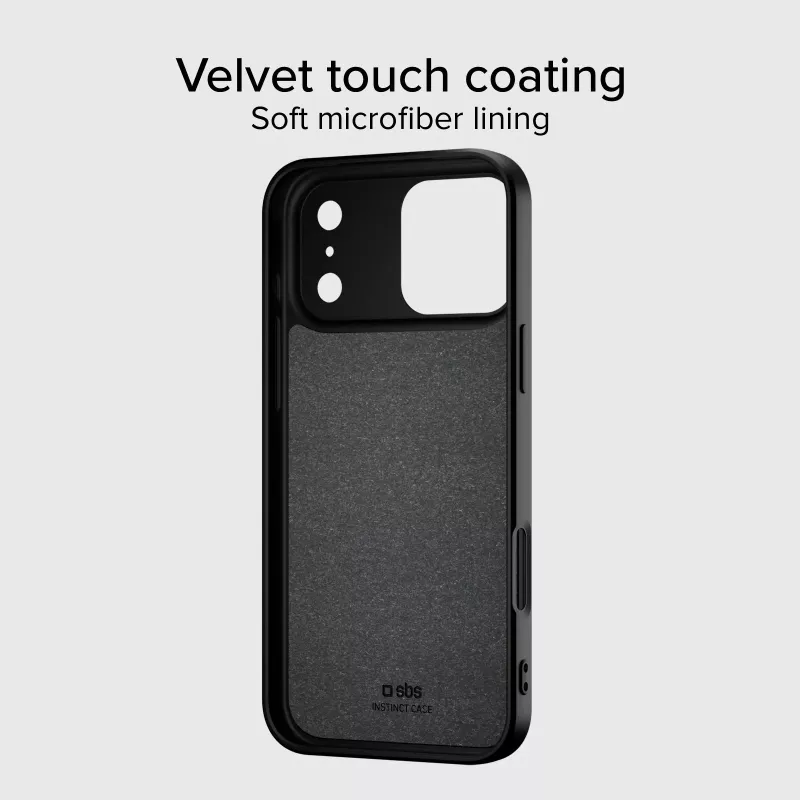 SBS Instinct kotelo Apple iPhone 17 Pro Max musta MagSafe-yhteensopiva TEINSTMAGIP1769K