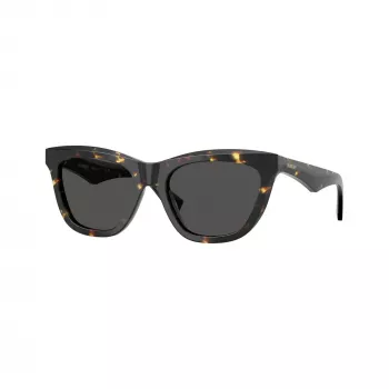 Burberry BE4435F412187 naisten kulmikkaat aurinkolasit, Havana/tummanharmaa, 53mm