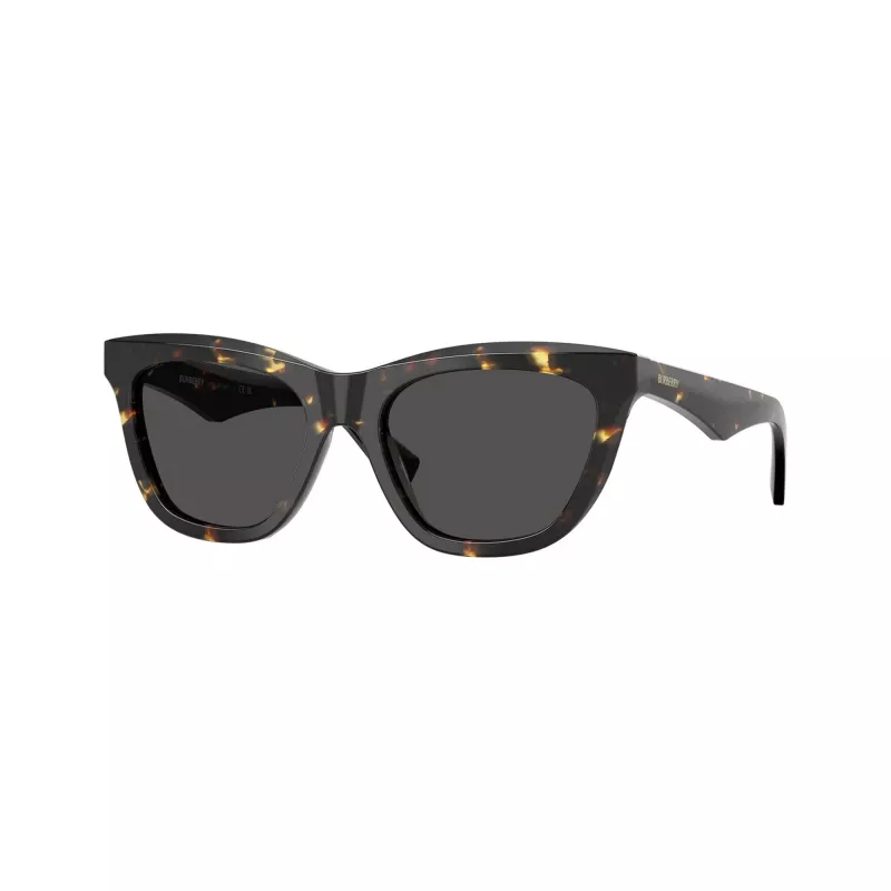 Burberry BE4435F412187 naisten kulmikkaat aurinkolasit, Havana/tummanharmaa, 53mm