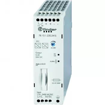 Finder 78.1D.1.230.2415 DIN-kiskovirtalähde 24 V/DC 5,4 A 130 W