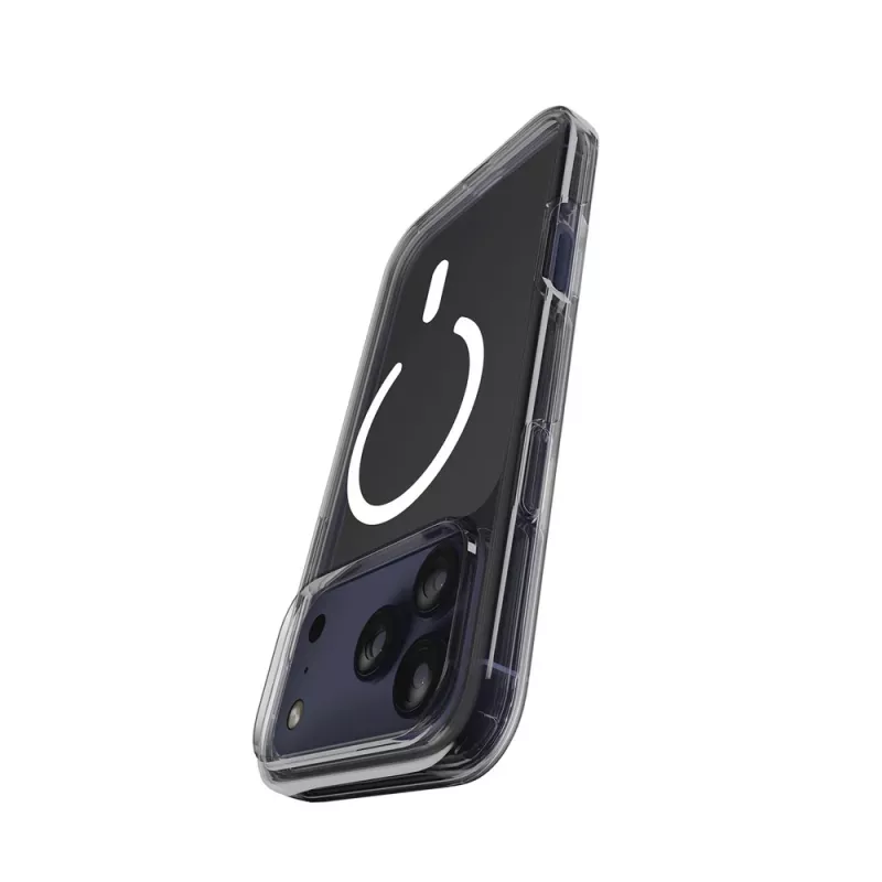 PURO Impact Clear D3O Bio kotelo Apple iPhone 17 Pro, MagSafe-yhteensopiva, läpinäkyvä (PUIPC17P63IMPCLD3OTR)