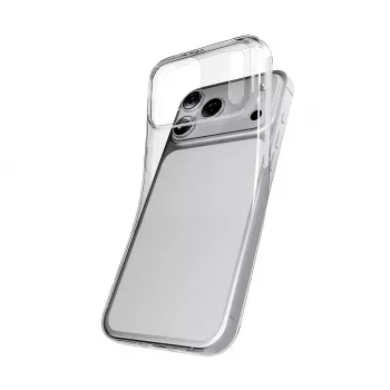 PURO kotelo Apple iPhone 17 Pro Max läpinäkyvä TPU ultra-ohut 0,3 Nude