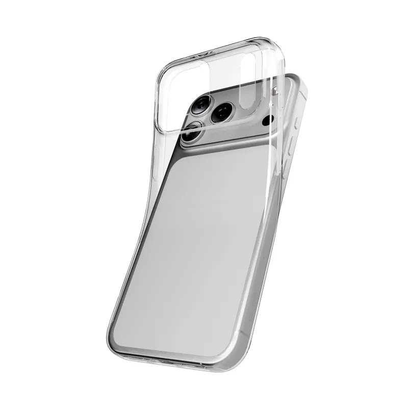 PURO kotelo Apple iPhone 17 Pro Max läpinäkyvä TPU ultra-ohut 0,3 Nude