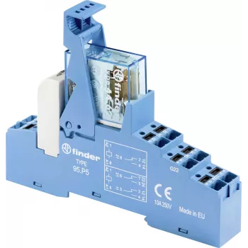 Finder 48.P8.7.024.4050 liitäntärele 24 V DC 2 CO 10 A