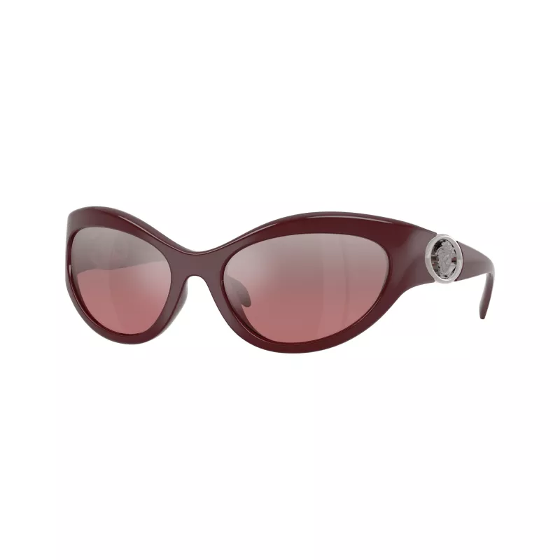 Versace VE4485-54877E naisten cat-eye-aurinkolasit, Havana-kehykset, tummanruskeat gradient-linssit, 59 mm