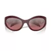Versace VE4485-54877E naisten cat-eye-aurinkolasit, Havana-kehykset, tummanruskeat gradient-linssit, 59 mm