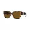 Versace VE4409-511983 naisten cat-eye-aurinkolasit, Havana-kehykset, tummanharmaat gradient-linssit, 54 mm