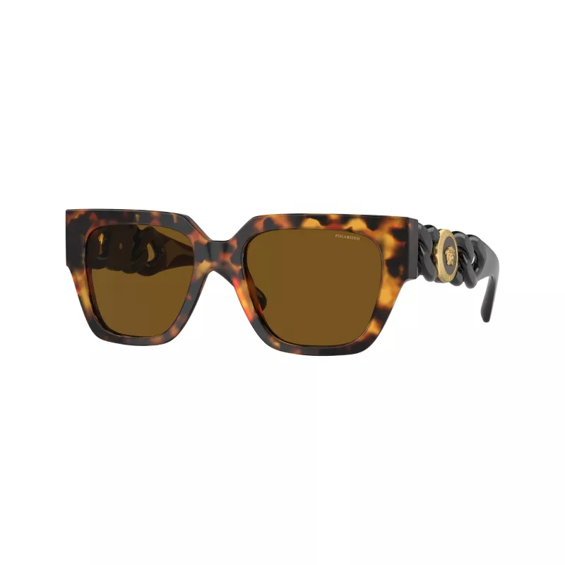 Versace VE4409-511983 naisten cat-eye-aurinkolasit, Havana-kehykset, tummanharmaat gradient-linssit, 54 mm