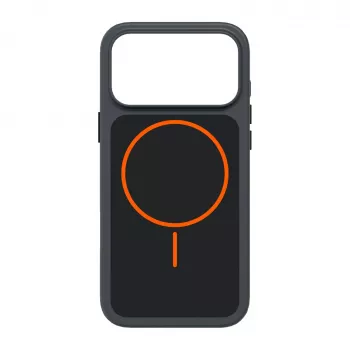 SBS D3O Core kotelo iPhone 18 Pro / 17 Pro, MagSafe-yhteensopiva, musta-oranssi