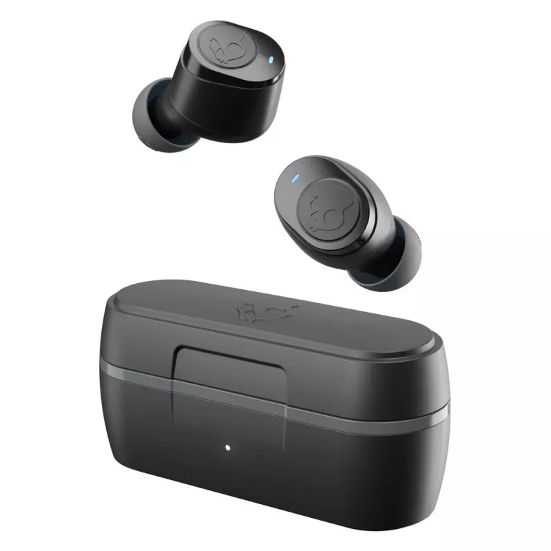 Skullcandy Jib True True Wireless nappikuulokkeet mikrofonilla, Bluetooth 5.0, Passive Noise Isolation, True Black (S2JTW-N740)