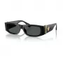 Versace unisex-aurinkolasit VE4476UGB187 54 mm musta/harmaa