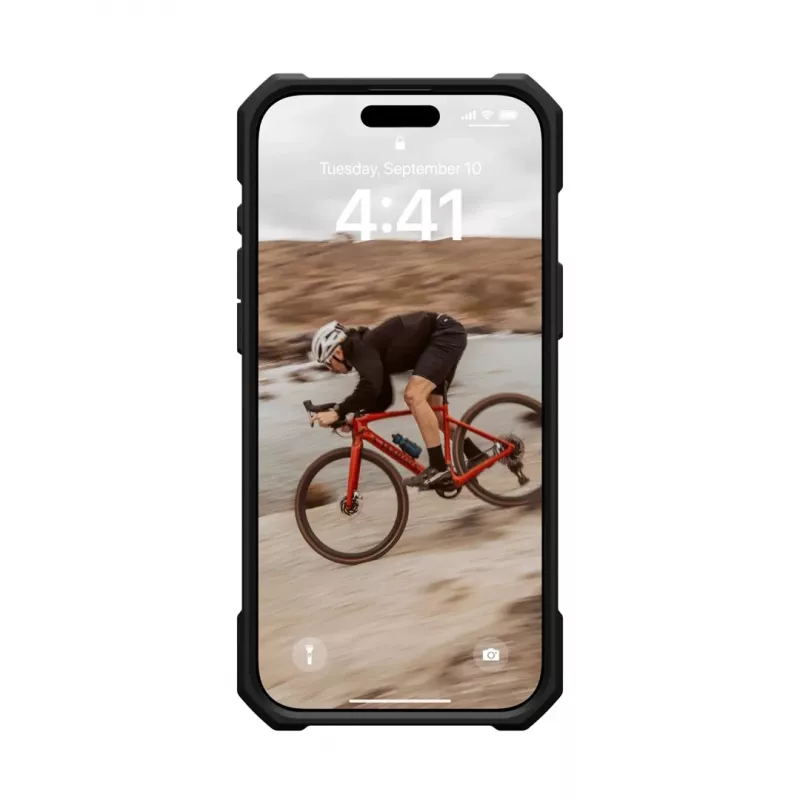 Urban Armor Gear Essential Armor kotelo Samsung Galaxy S23 Ultralle – musta