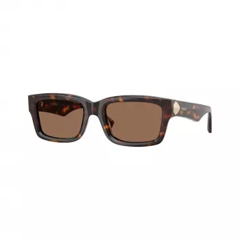 Burberry BE4443-300273 naisten cat-eye-aurinkolasit, Havana-kehykset, ruskeat liukuvärjätyt linssit, 55 mm