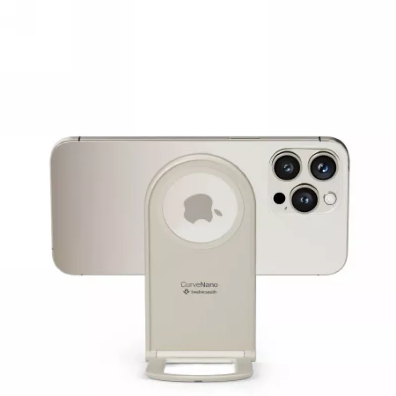 Twelve South Curve Nano – säädettävä magneettinen alumiiniteline iPhonelle (Dune)