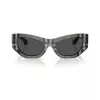 Burberry BE4450U414787 naisten aurinkolasit dark havana/dark grey 54/19/140 mm