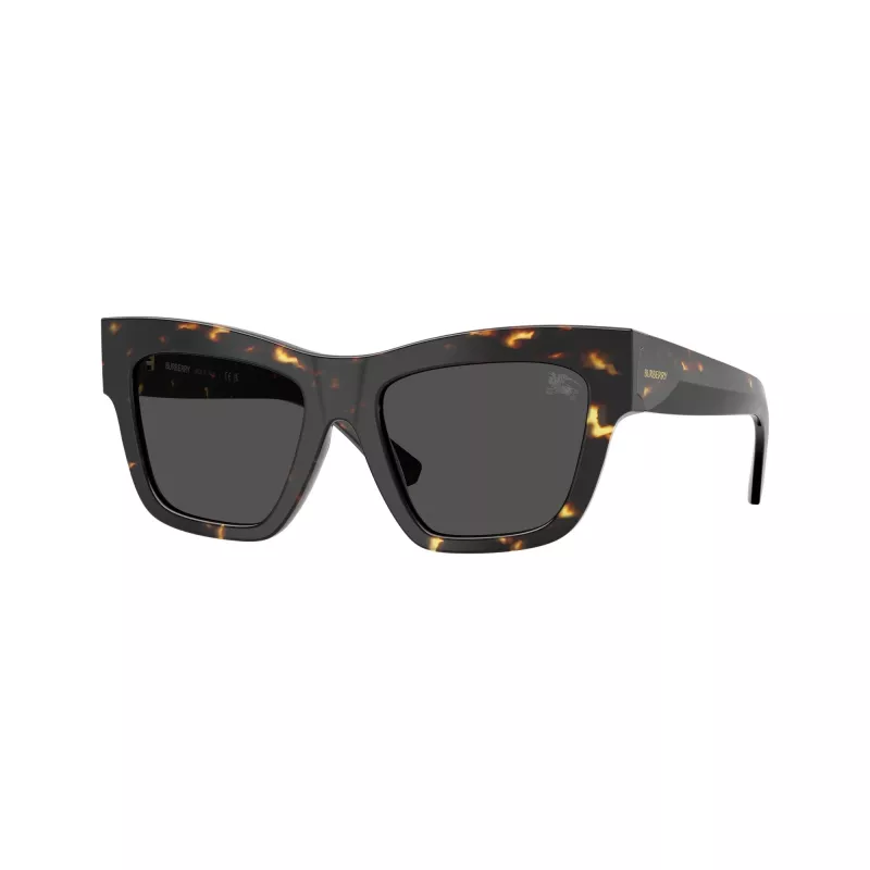 Burberry BE4449F410687 naisten aurinkolasit, havana-kehykset, ruskeat linssit, 53/19/140 mm
