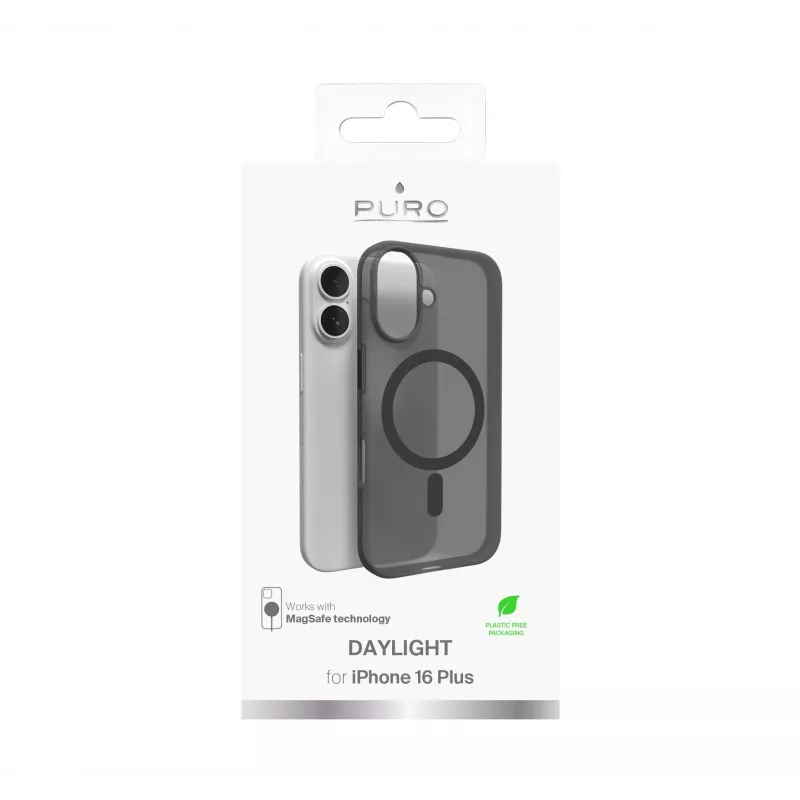SBS Mobile kotelo Apple iPhone 16:lle musta MagSafe-yhteensopiva PUIPC1661DAYLBLK