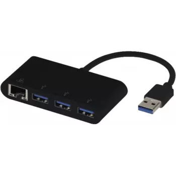 Vivanco USB 2.0 -adapteri Type-A naaras Type-B uros VVITHUBTY3PO1LAN